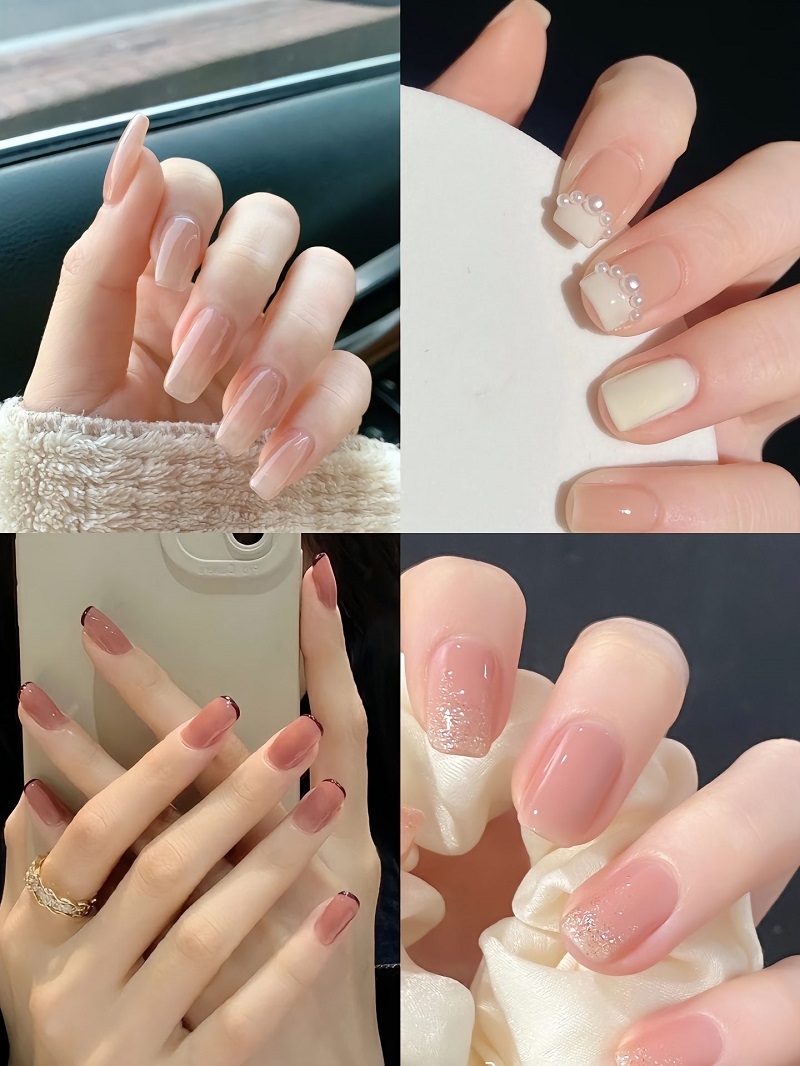 Mẫu móng mùa thu đơn giản, tinh tế