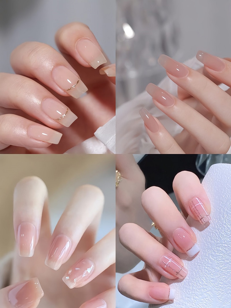 Mẫu nail mùa thu nhẹ nhàng, tinh tế