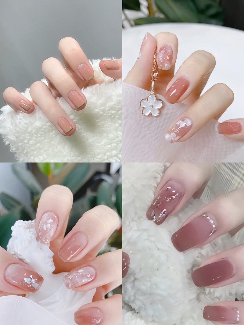 Ảnh nail mùa thu nhẹ nhàng, tinh tế