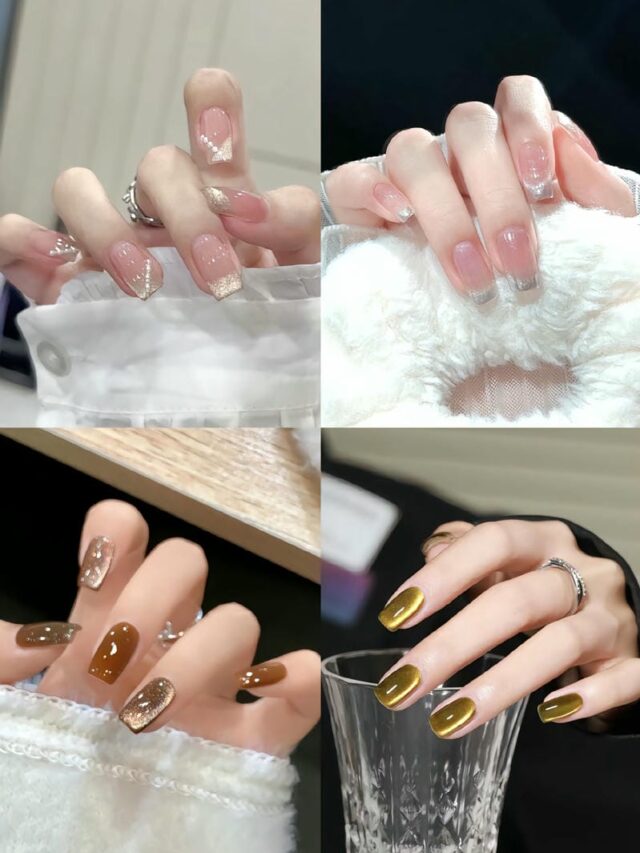 Những mẫu màu nail mắt mèo ánh trăng sáng tay