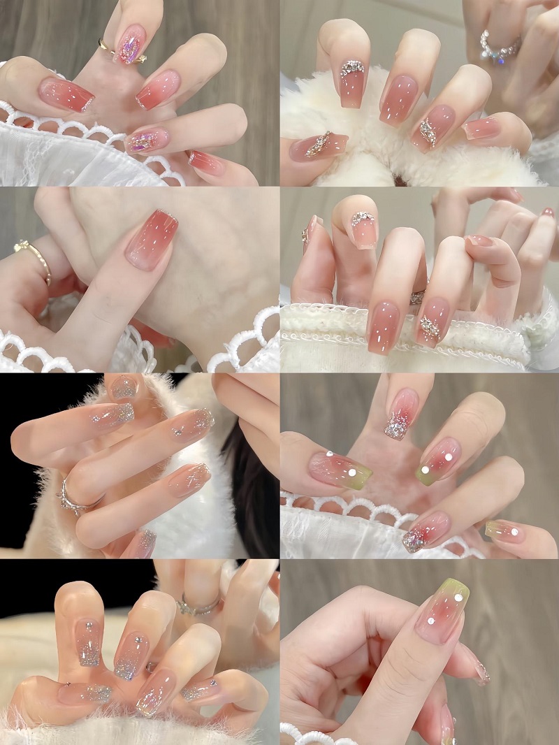 Mẫu nail mùa thu xinh xắn, dịu dàng