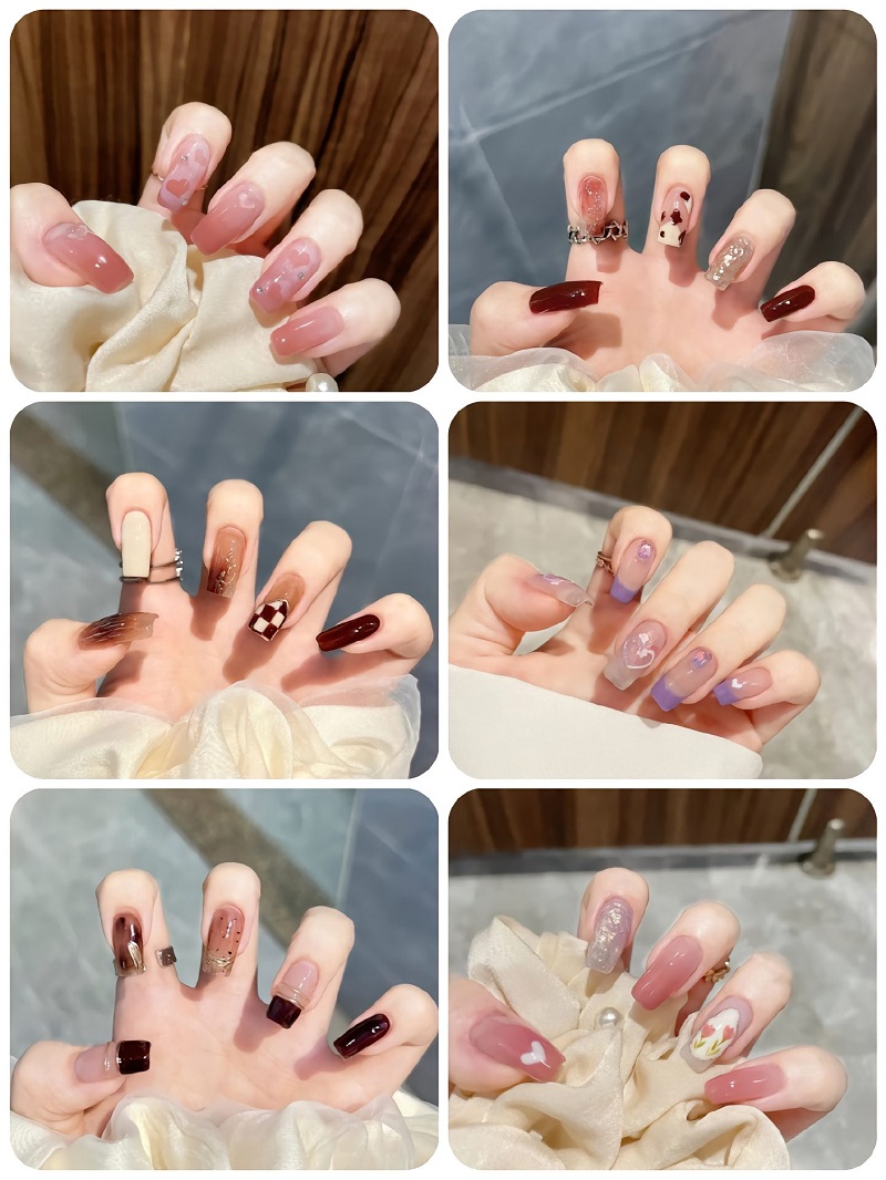 Mẫu nail mùa thu đẹp, tôn da