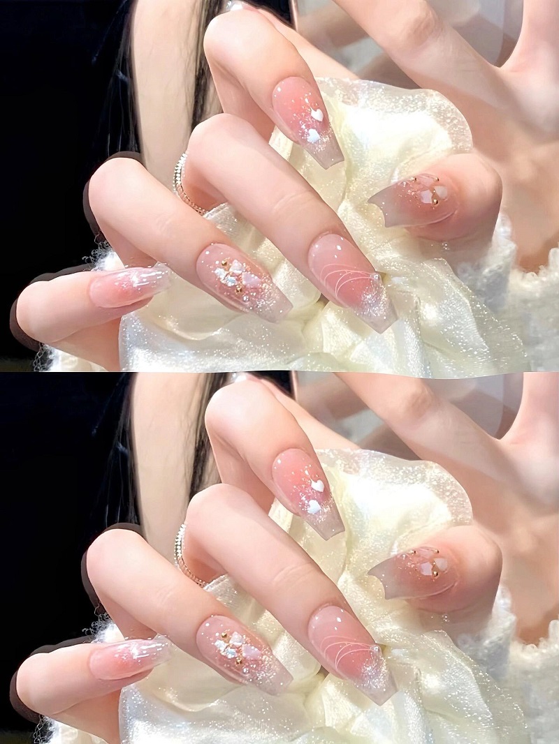 Mẫu nail mùa thu bánh bèo đẹp