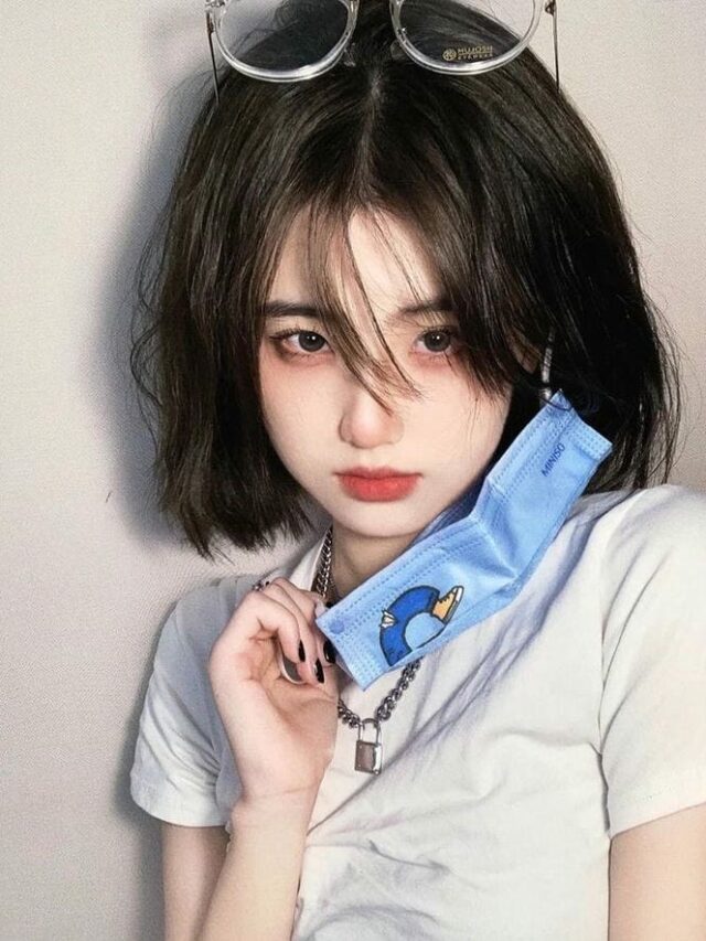 Hình ảnh gái xinh tóc ngắn cute