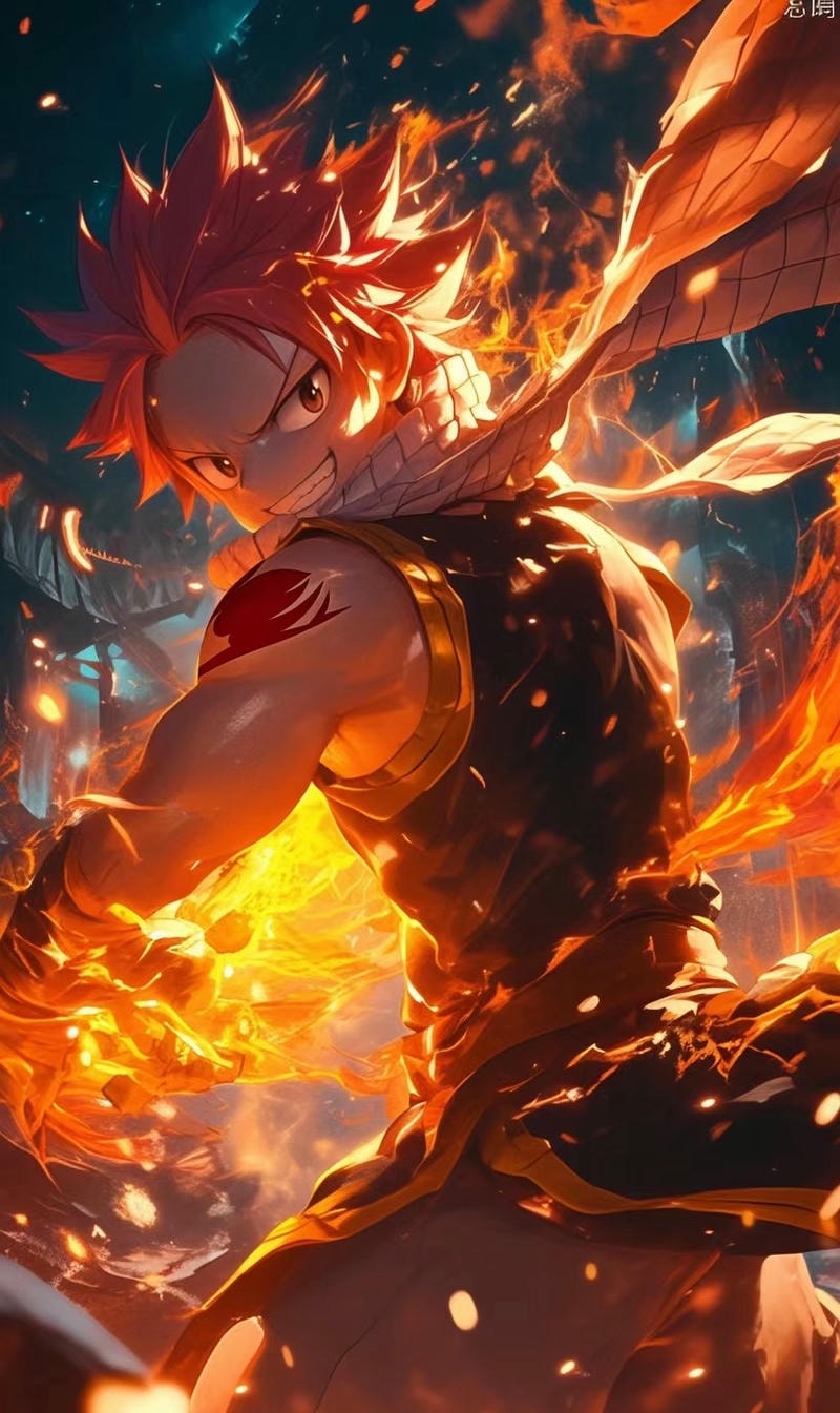 ảnh anime fairy tail natsu