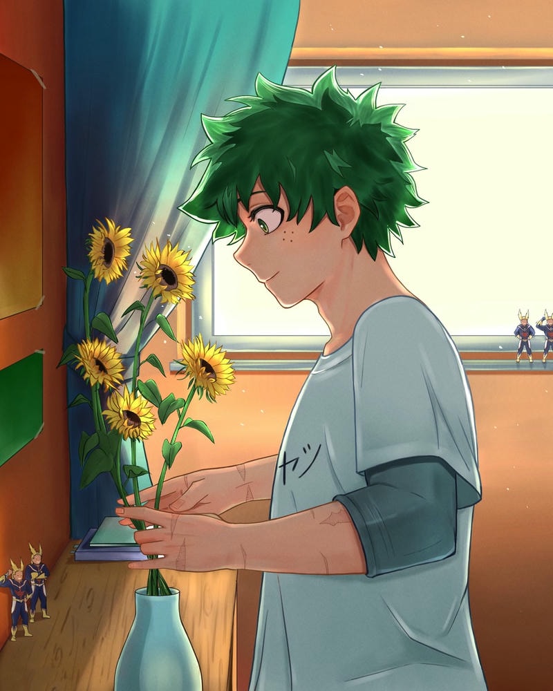 ảnh deku buồn
