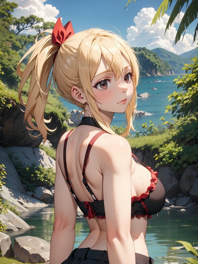 fairy tail lucy bikini
