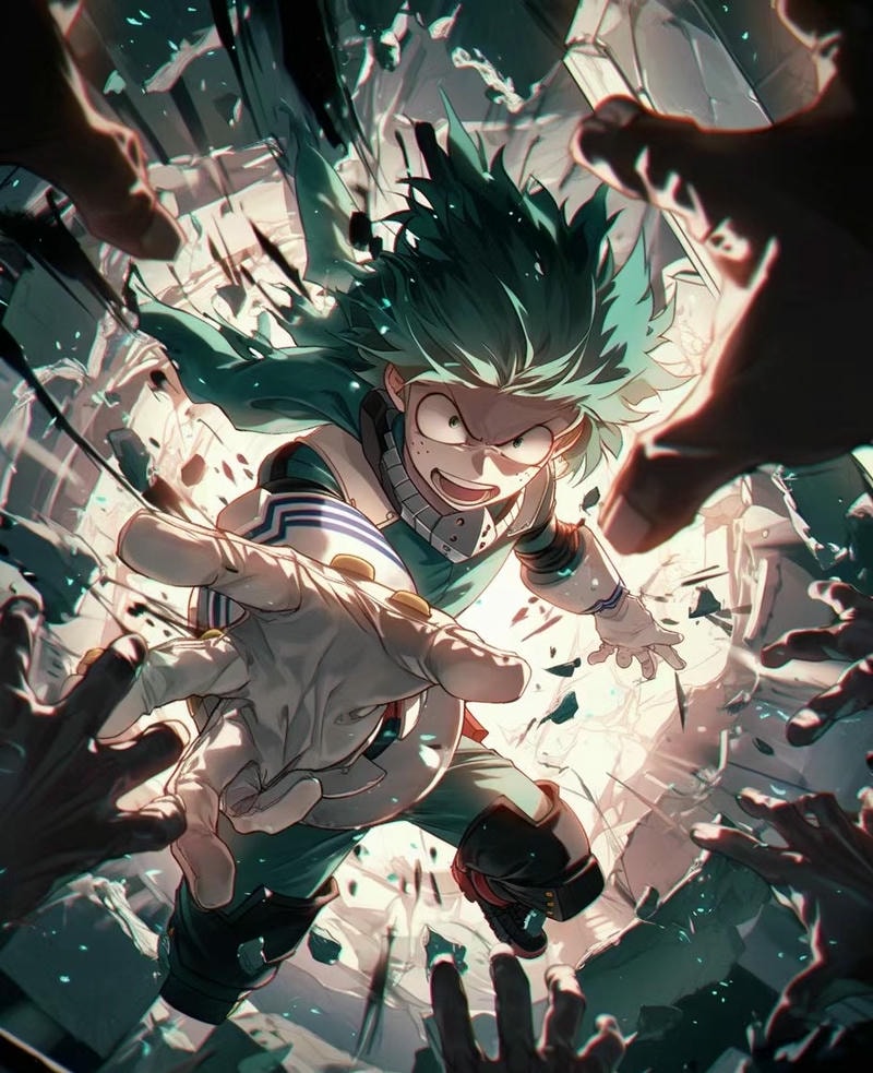 hình nền dark deku