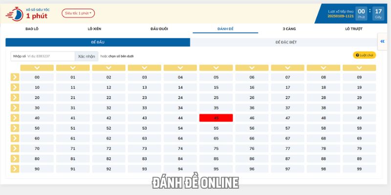danh de online