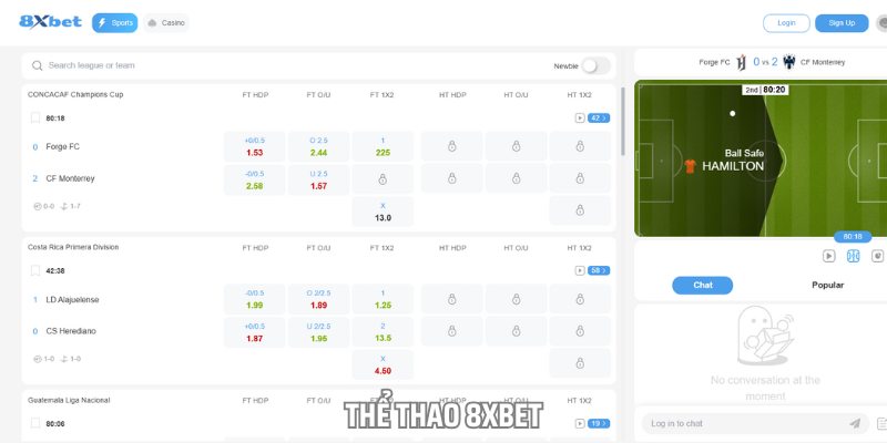 8xbet the thao