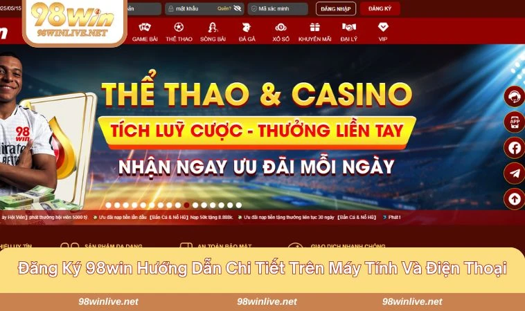 dang ky 98win anh dai dien