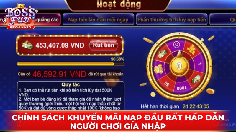 khuyen mai bossfun nap lan dau