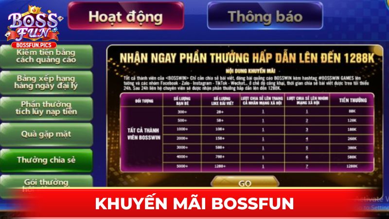 khuyen mai bossfun