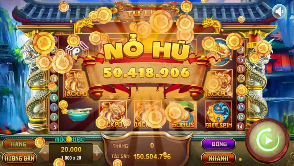 tu slot game co dien den bung no jackpot online