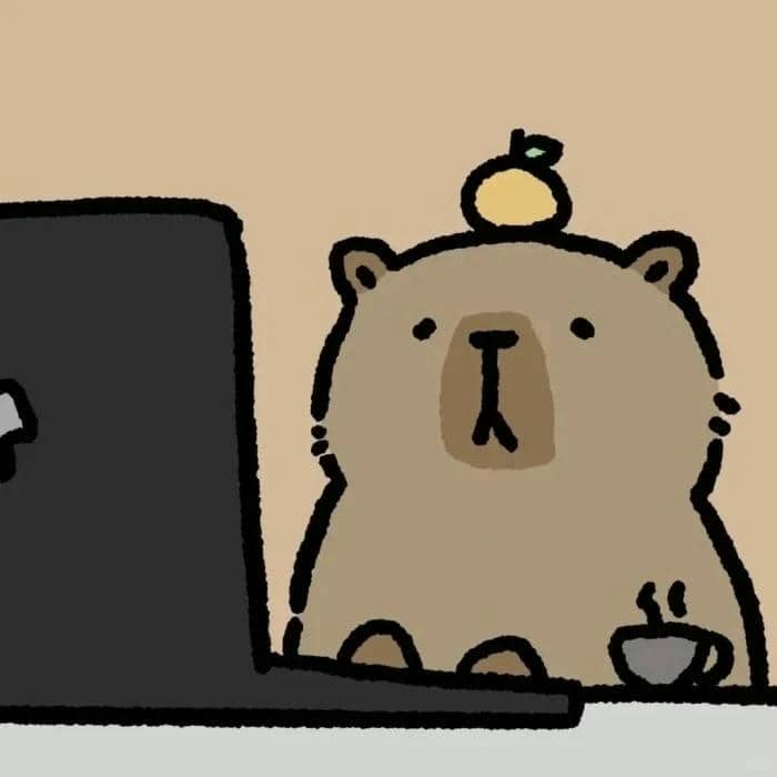 ảnh avatar capybara