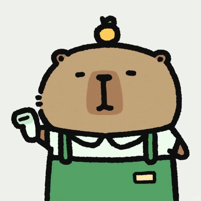 ảnh capybara avatar cute