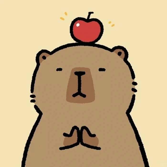 ảnh capybara avatar đáng yêu