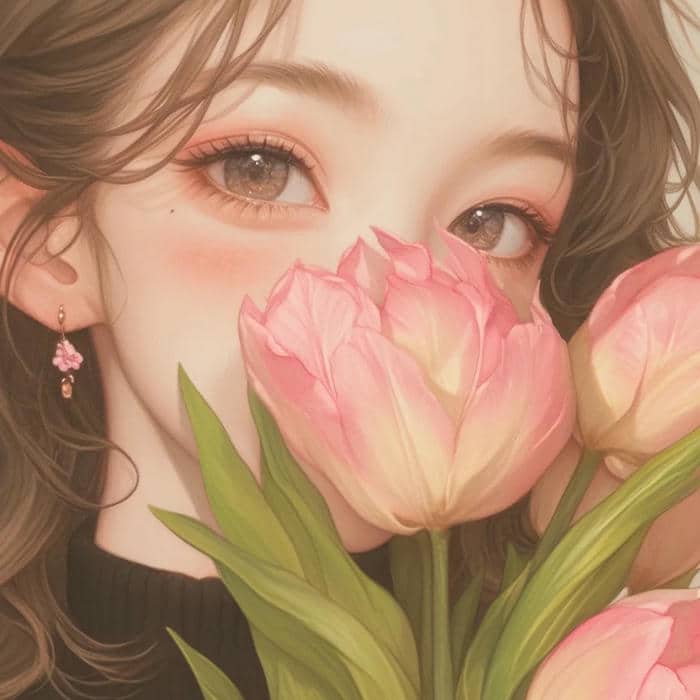 ảnh hoa tulip buồn