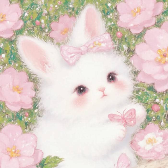 anime chibi thỏ cute