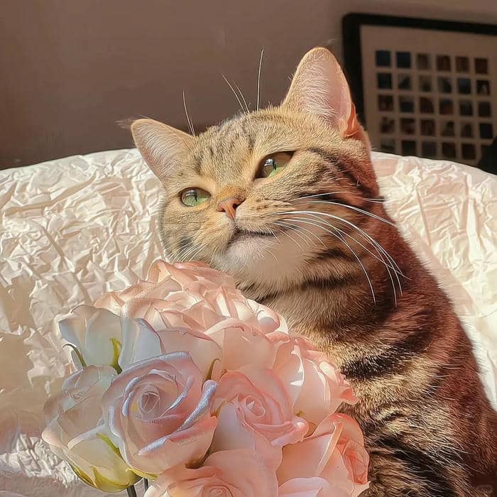 avatar ảnh mèo cute