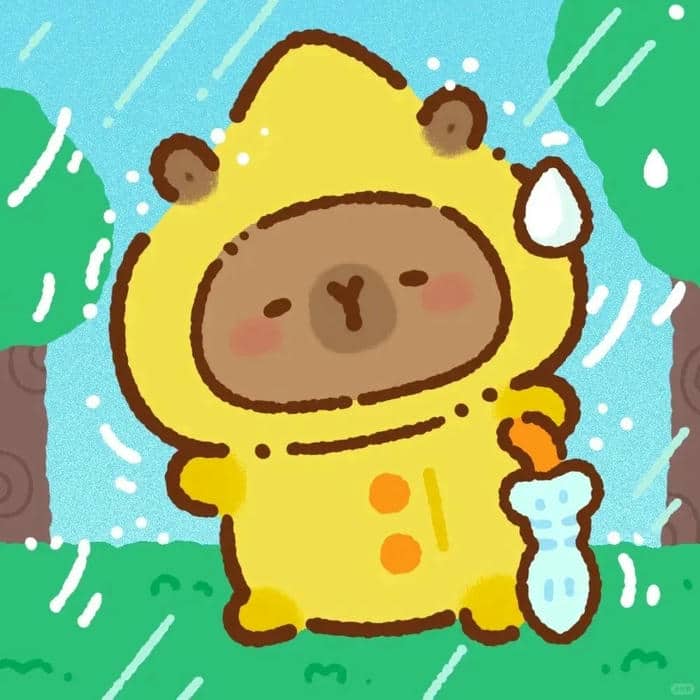 avatar capybara hài hước