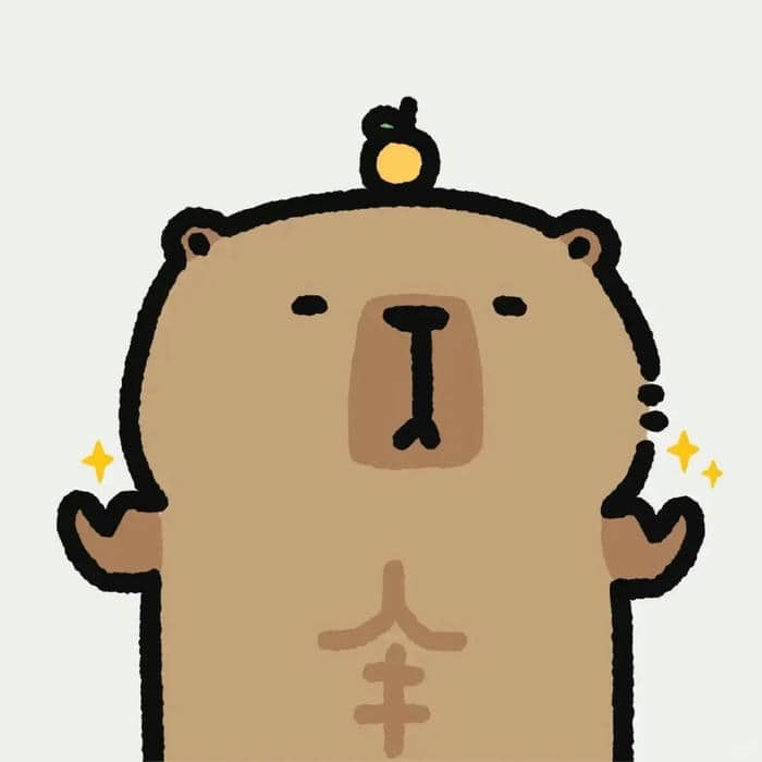 avatar capybara vô tri