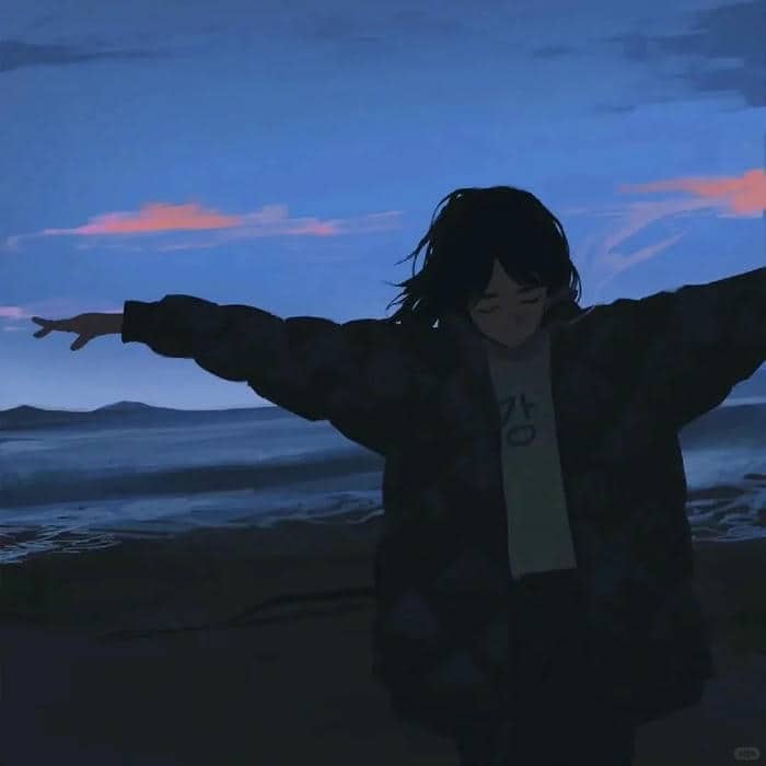 avatar mặt buồn