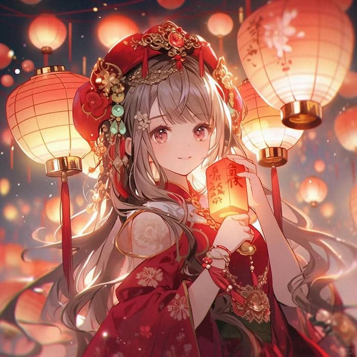 avatar tết anime