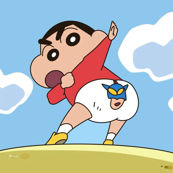 avt cặp đôi avatar shin cute