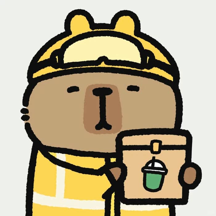 hình ảnh capybara avatar cute