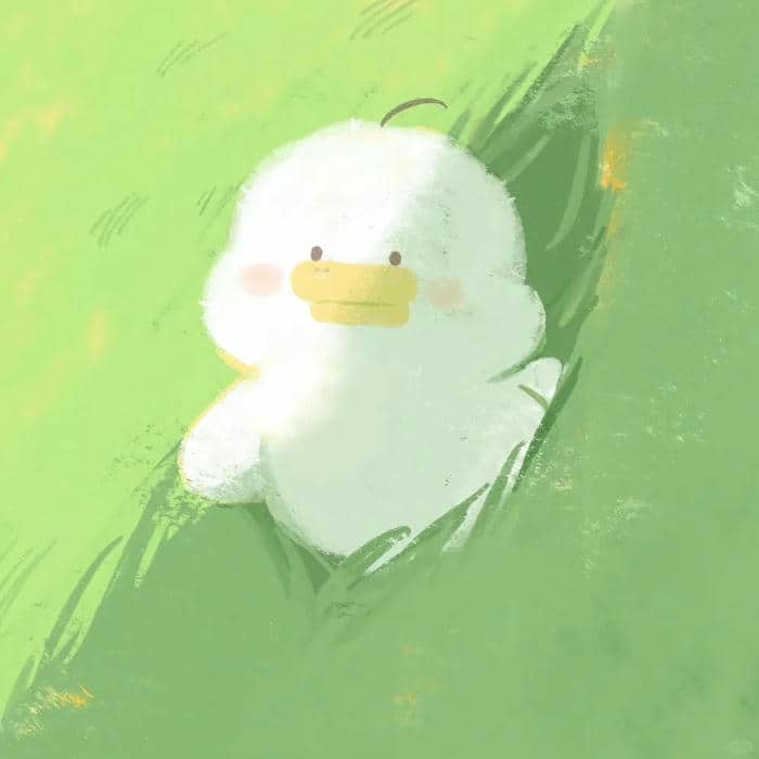 hình ảnh con vịt cute