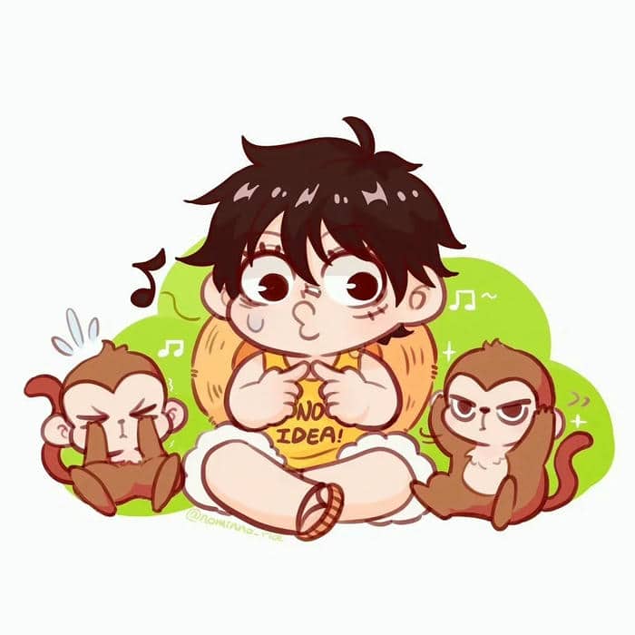 hình avatar luffy wano