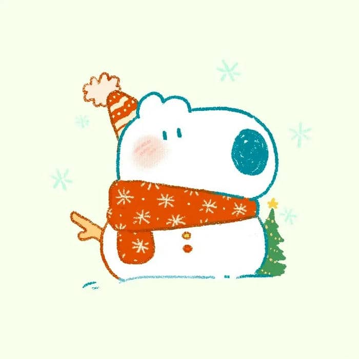 hình avatar noel dễ thương