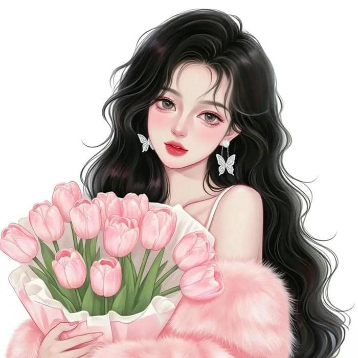 hình bông hoa tulip