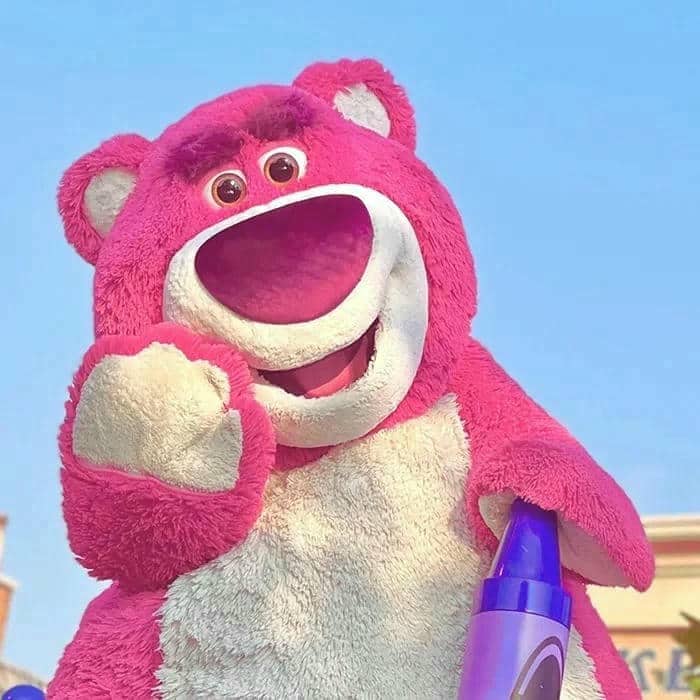 hình gấu dâu dễ thương