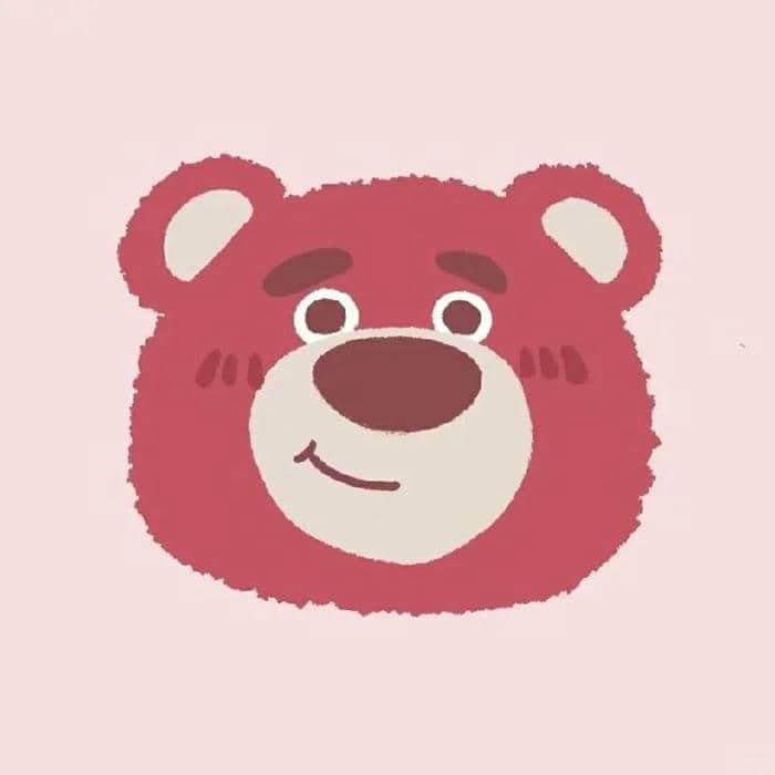 hình nền cute gấu dâu