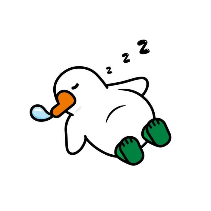 hình nền vịt cute chibi