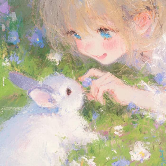 thỏ cute chibi