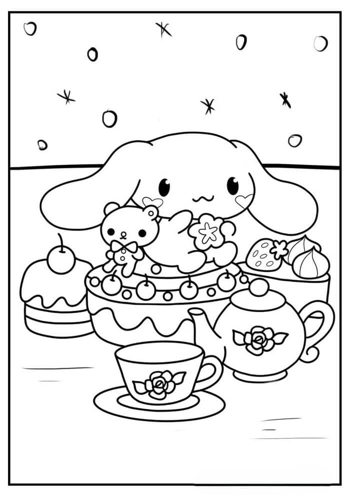 tranh tô màu cinnamoroll (10)