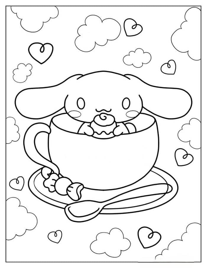 tranh tô màu cinnamoroll (15)