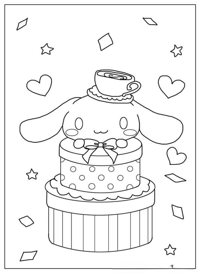 tranh tô màu cinnamoroll (22)