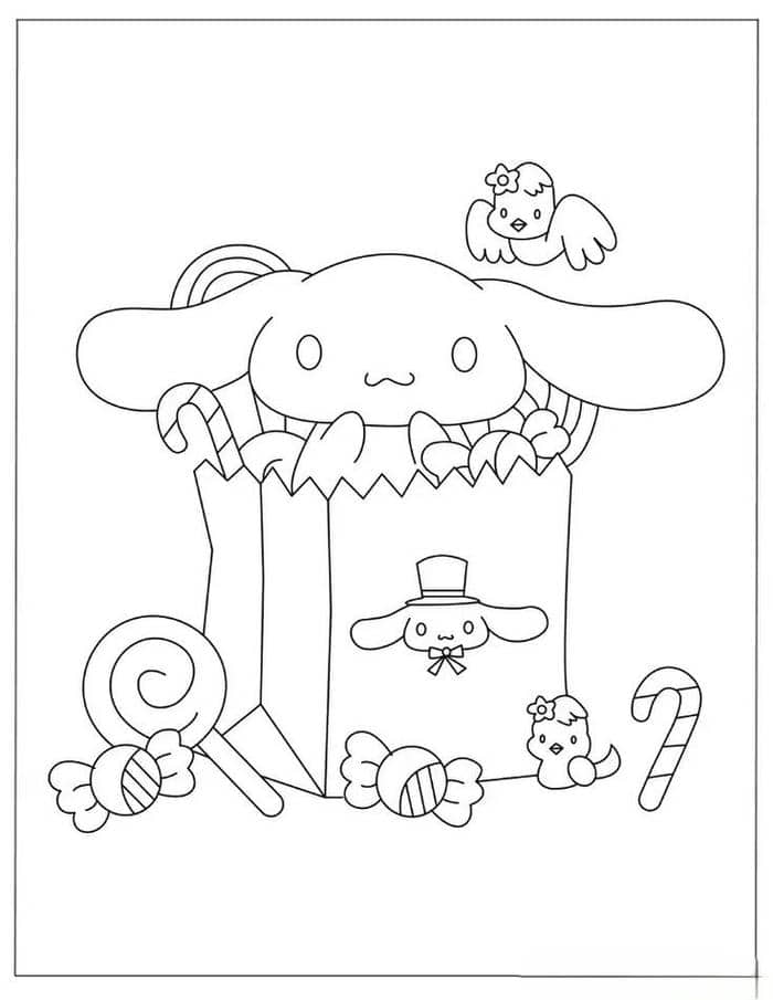 tranh tô màu cinnamoroll (26)