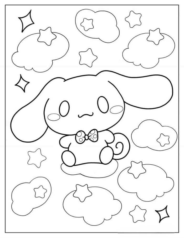 tranh tô màu cinnamoroll (28)