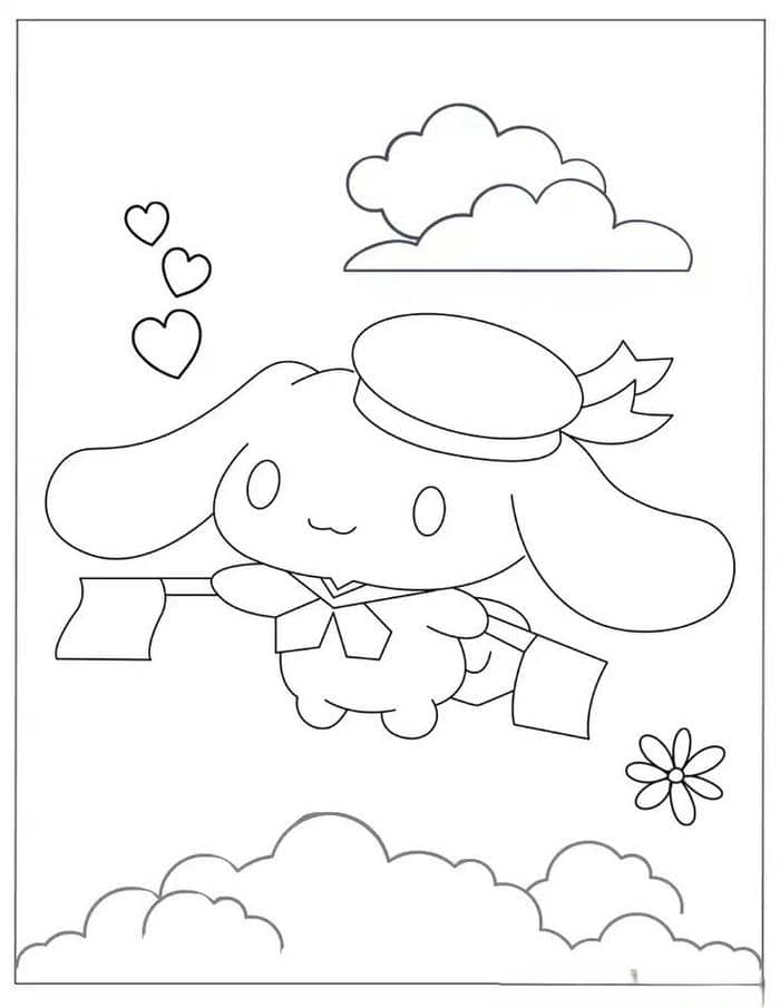 tranh tô màu cinnamoroll (29)