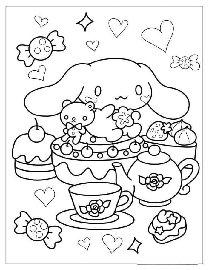 tranh tô màu cinnamoroll (3)