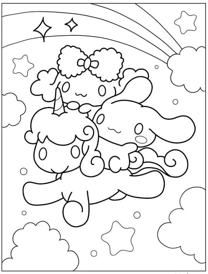 tranh tô màu cinnamoroll (6)