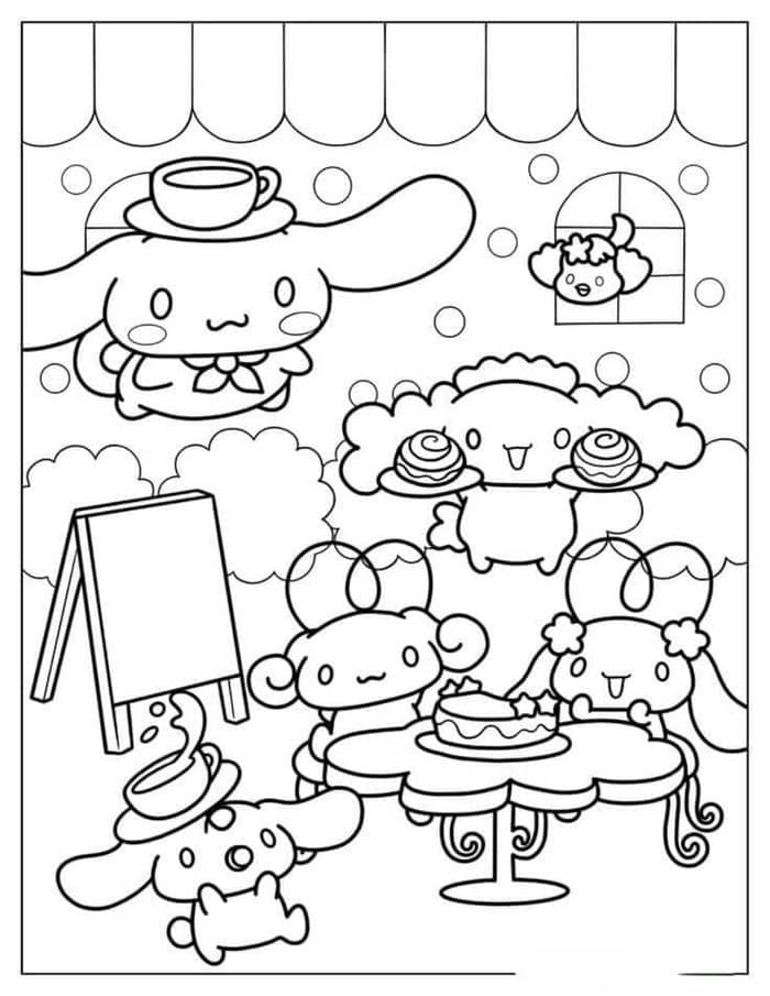 tranh tô màu cinnamoroll (7)