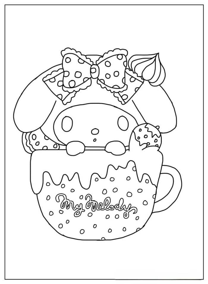 tranh tô màu my melody (18)