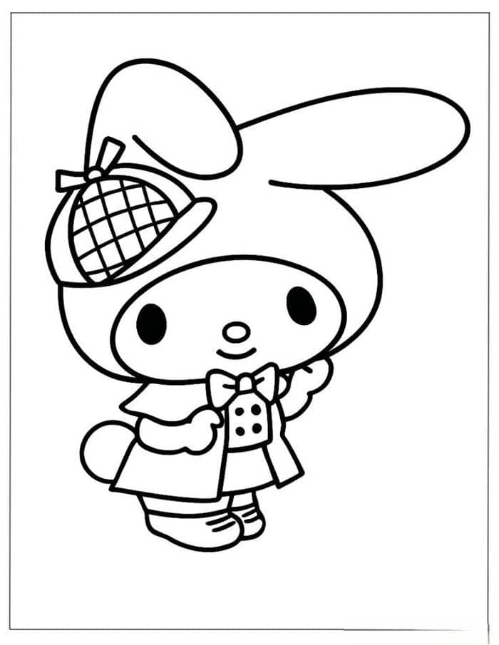 tranh tô màu my melody (24)