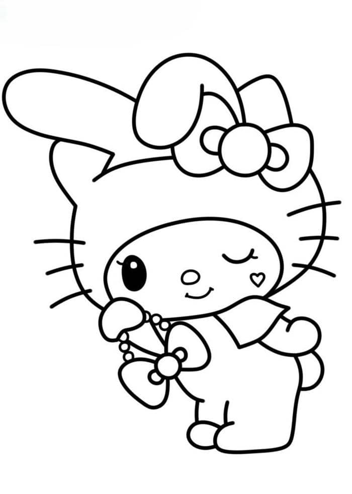 tranh tô màu my melody (27)